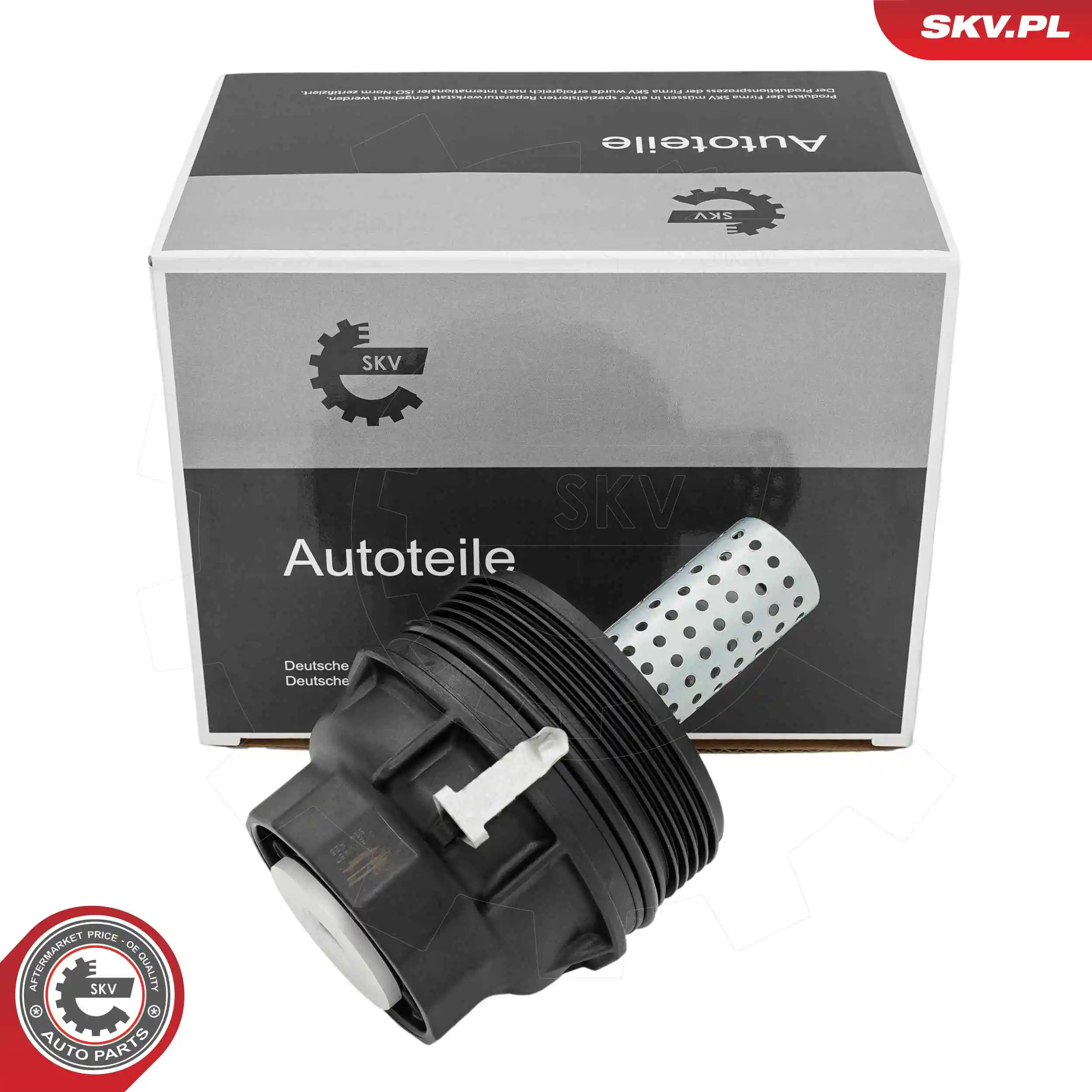 Cap, oil filter housing